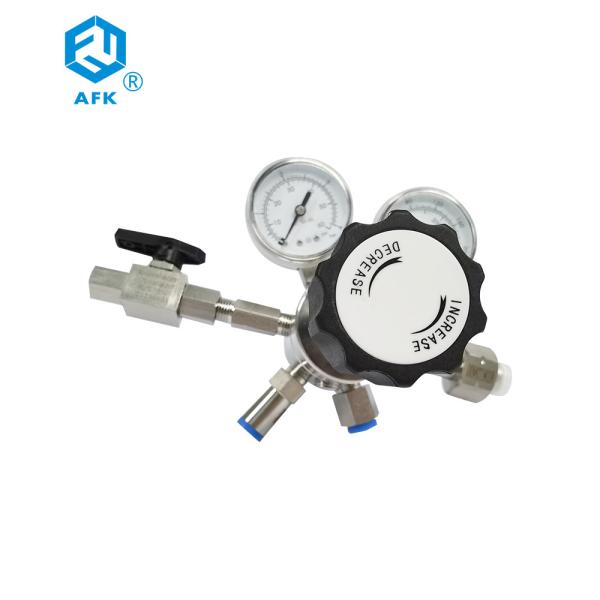 Helium Oxygen Nitrogen Pressure Regulator SUS316 4000psi AFK New R31