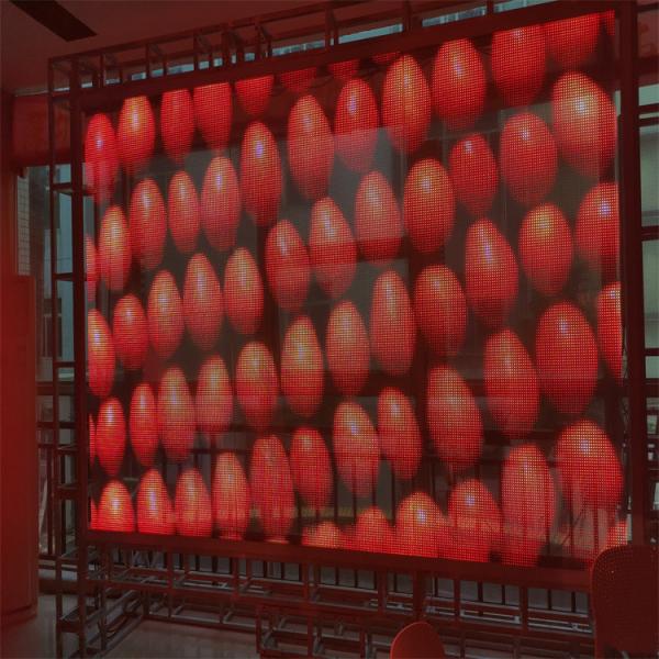 Écran de film transparent à LED à haute perméabilité à 5V