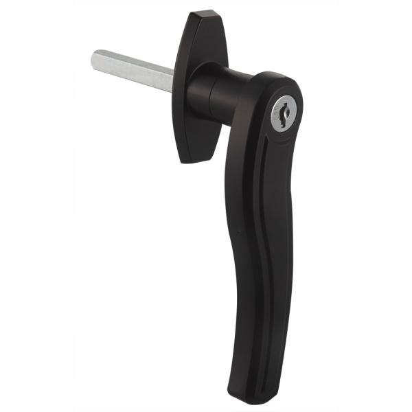 Cylinder Handle Black Door Lock Keyless Enclosures Electrical Safe Box Latch