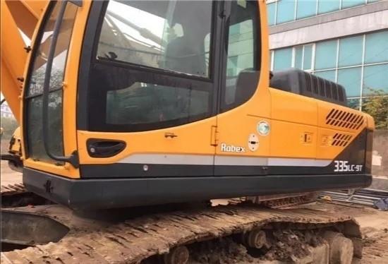 Secondhand Hyundai 335LC-9 Excavator 4m3 Bucket Capacity and Original Hydraulic Valve