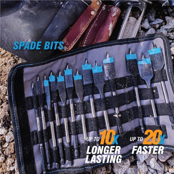 Short Length Drill Wood Splitter 7pcs HSS Wood Bits