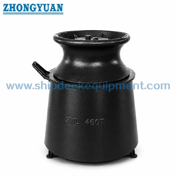 Conical Pedestal Roller Fairlead | DIN 81907 Form B, 80–320 kN