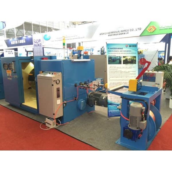 Standard Double Twist Bunching Machine 11Kw Bunched Copper Wire Equipment