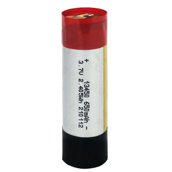13450 650mAh 3.7V Lipo Battery Rechargeable Lithium Polymer Battery with 300 Cycles for Small Electronics