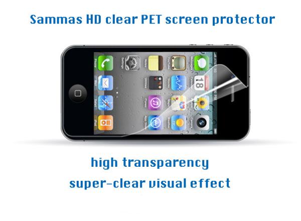 iPhone HD clear PET Screen Protector, 100% Bubble-free,Anti-oil, high transparency