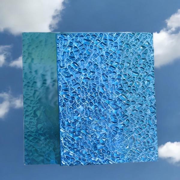 Противоультрафиолетовый 250 X Стекло Устойчивость к ударам Алмазный рельефный по