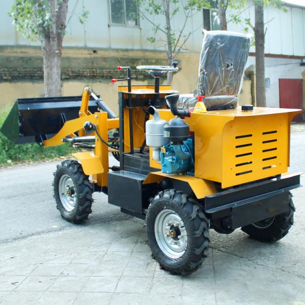 Electric Start 1000kg Hydraulic Backhoe Loader Mini Front End Loader With Back Hoe