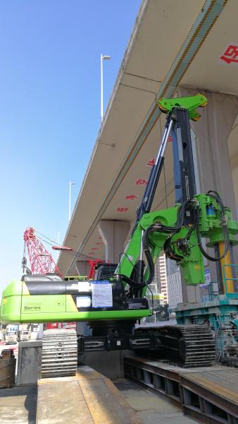 Hydraulic Medium Crawler Kr285c With Cat Chassis Drilling Rig For Pile Foundation