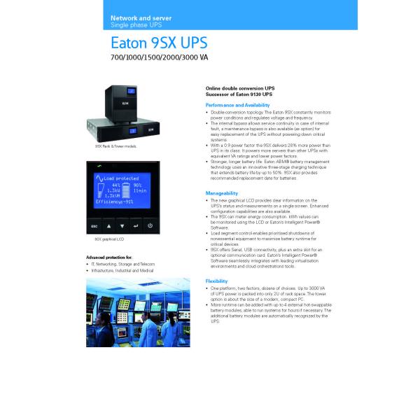 Онлайн 3000ВА 2700Вт двойная конверсия сетевой башни UPS с 8 шт 12В 9Ах батареи