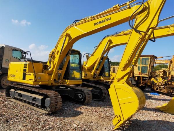                  Komatsu Excavator PC120-6 High Quality on Promotion, Used Origin Japan Track Digger Komatsu PC35 PC40 PC55 PC100 PC200 PC220 Hot Sale             