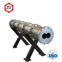 OEM Extrusores de parafuso duplo Máquina Barris de parafuso cilindro para alimentos pufados Buraco Diâmetro Φ133mm Distância do centro 106mm