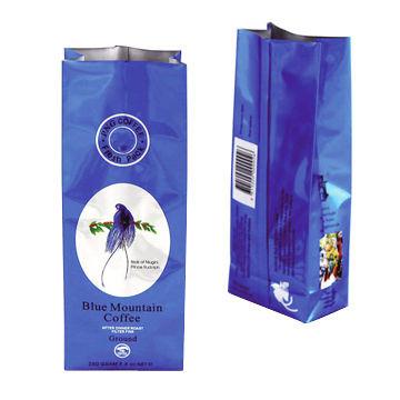 PET Tea Plastic Packaging Bags with  Gusset