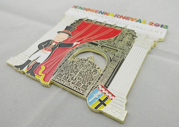 Photo Etching, Injection, Die Cast Senioren Karneval Carnival Medal for Awards Gift