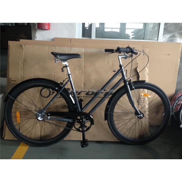 Front and rear wheel V brake 7 speed 26 inch bicycle custom adult womens city cruiser bike with hard frame