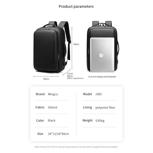 Sacs à main à vendre à l'usine logo personnalisé usb ordinateur portable imperméable en gros hommes 15,6 pouces sac portable sac de voyage sac à dos portable scolaire