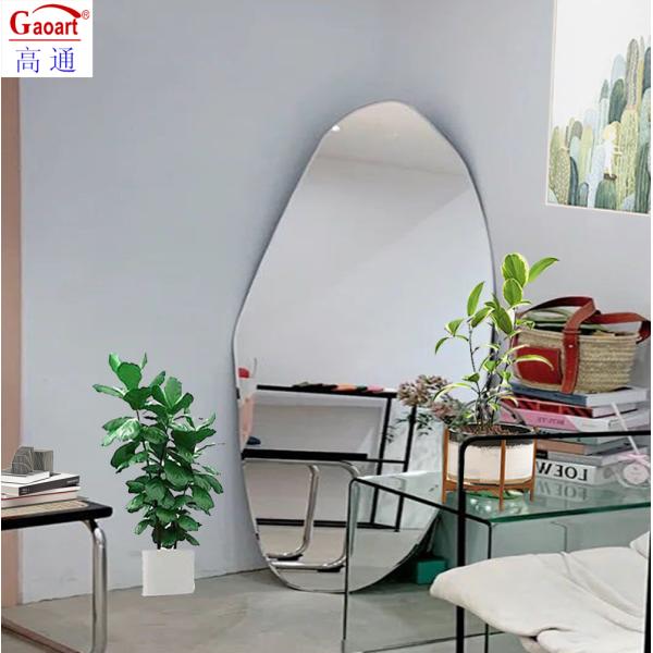 Glass Mirror Wall-Mounted Decorative Home Full Length Bathroom Bedroom Decoration