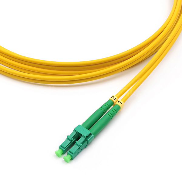 LC APC To SC APC Duplex 9/125 OS2 Single Mode LSZH Armored Patch Cable 3.0mm