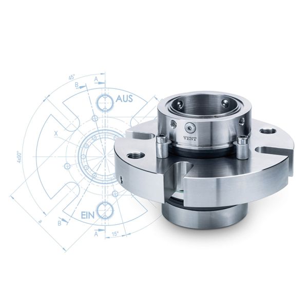 DEPAC Type 326 Double Cartridge Mechanical Seal for Pumps Agitators Mixers