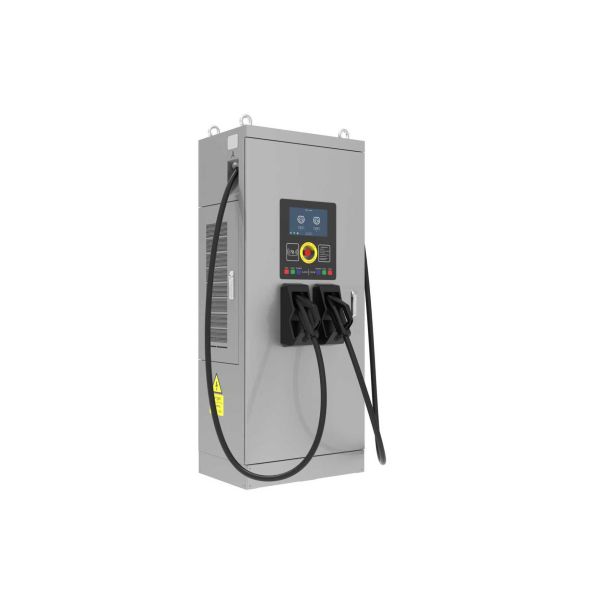 High Power DC EV Charger Public Parking EV Charging Station Dual Port DC Fast Charger