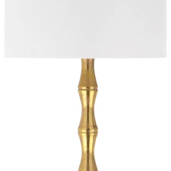Décoration moderne du lampadaire E26 traditionnel blanc d'or en métal de tissu