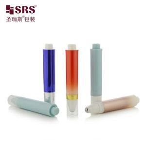 AY-10ML Manufacture Supply Wholesale Double Wall Plastic Bottle With Roll On For Hair Care Serum