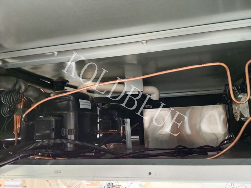 1935mm Deli Refrigerated Display Case Straight Glass Cold Plate Chiller SUS304 PHEA187RDPS