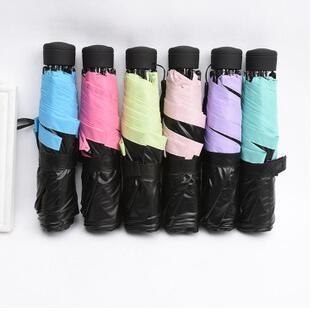 Strong Lightweight Folding Umbrella , Micro Compact Travel Umbrella UV Protection