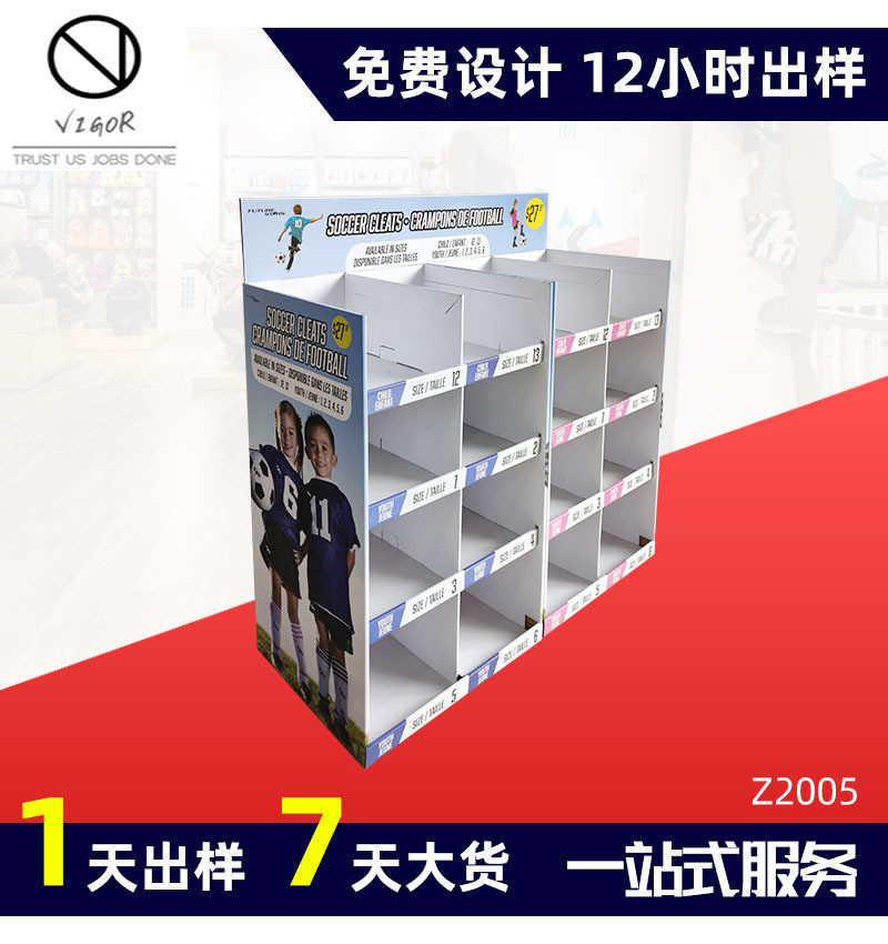 3-Tier Retail Racks for Sport Shirt Display Commercial Sectional Display Furniture