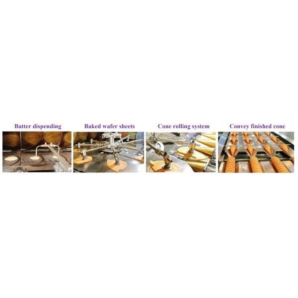 Full Automatic Sugar Cone Production Line Durable Technology Supporting High Volume Production with Minimal Manpower