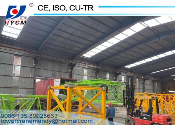 380V/60hz Power Supply 1600*1600*2500mm Mast Top Slewing Crane PT5210 Topless Tower Cranes