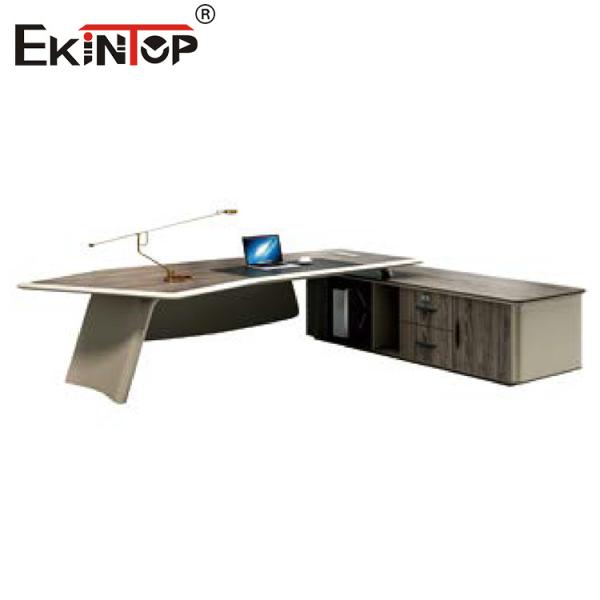 Стол домашнего офиса русый l сформировал исполнительный стол