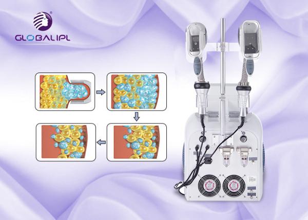 2 Head Cold Therapy Ultrasonic Cavitation Body Slimming Machine Fat Freeze Machine