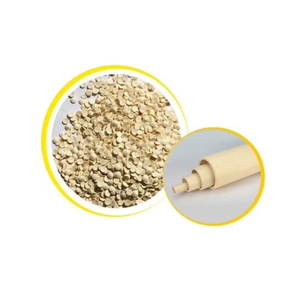 Injection Moulded Fittings Plastic Flexible Rigid PVC Granules CPVC Compound Raw Material