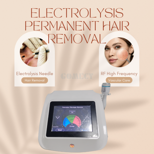 RF High Frequency Vascular Removal And Electrolysis Hair Removal Machine For Beauty Clinic And Aesthetic Salon
