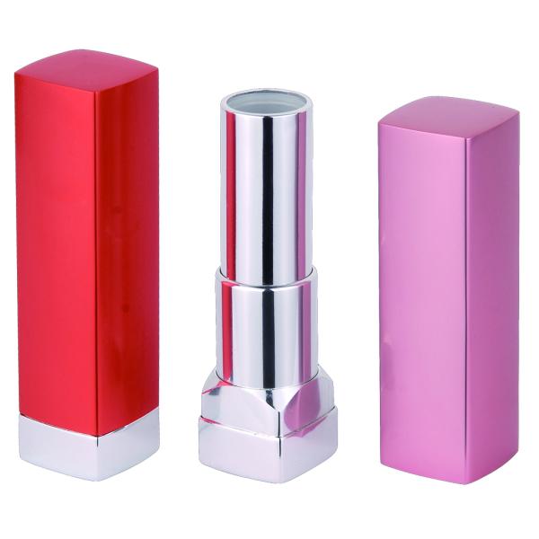 Aluminium lipstick case,Square lipstick tube, cosmetic cases,lipstick container, New design lipstick tube