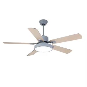 Ventilateur de plafond à LED avec lumière et télécommande