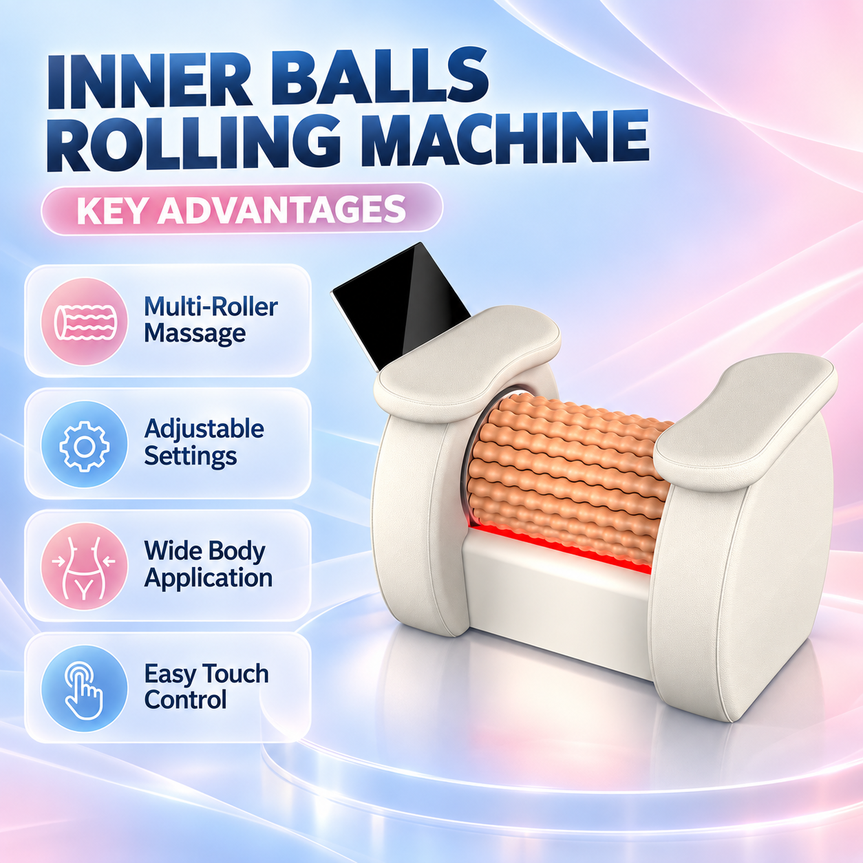Body Sculpting Machine Featuring Multidirectional Rolling Massage Balls for Enhanced Blood Circulation and Body Slimming