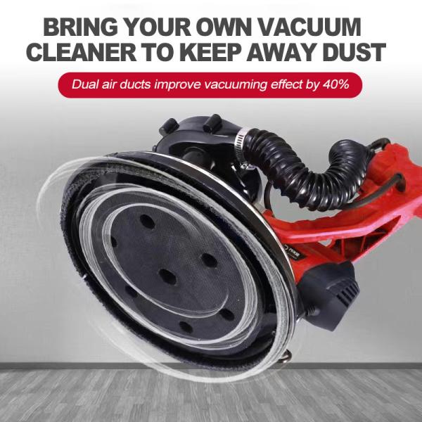 Hand Vacuum Putty Sander Machine Brush Motor Concrete Floor Wall And Ceiling Sander