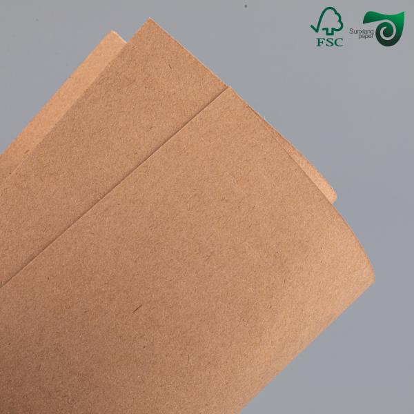 54G 56G Breathable Waterproof Wax Coated Protective Bag Yellow Outer Paper FSC