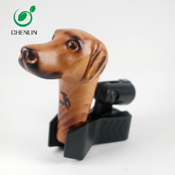 Craft Curved Animal Carved Umbrella Handle Solid Wood Material ISO9001