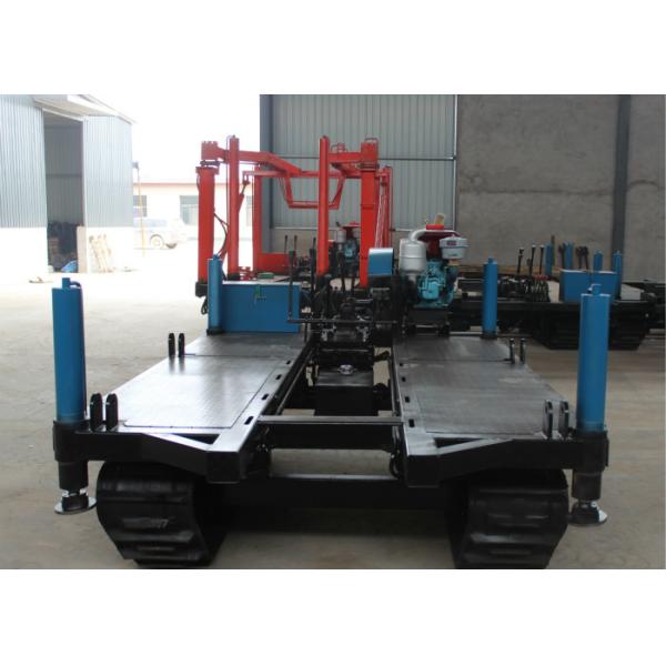 Plate-forme de forage mobile montée par chenille de puits d'eau, foreuse portative du forage XY-200