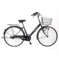 26 Inch City Commuter Bike Bicicleta Urbana de Velocidade Única Com Cesto de Aço