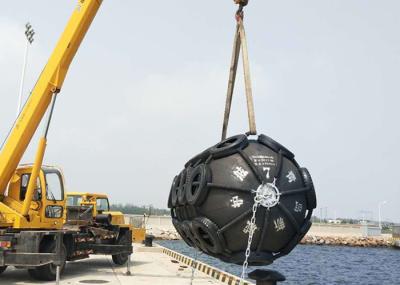 Para-choques de borracha de Marine Dock Bumpers Fenders Cylindrical do diâmetro da BV 3.3m