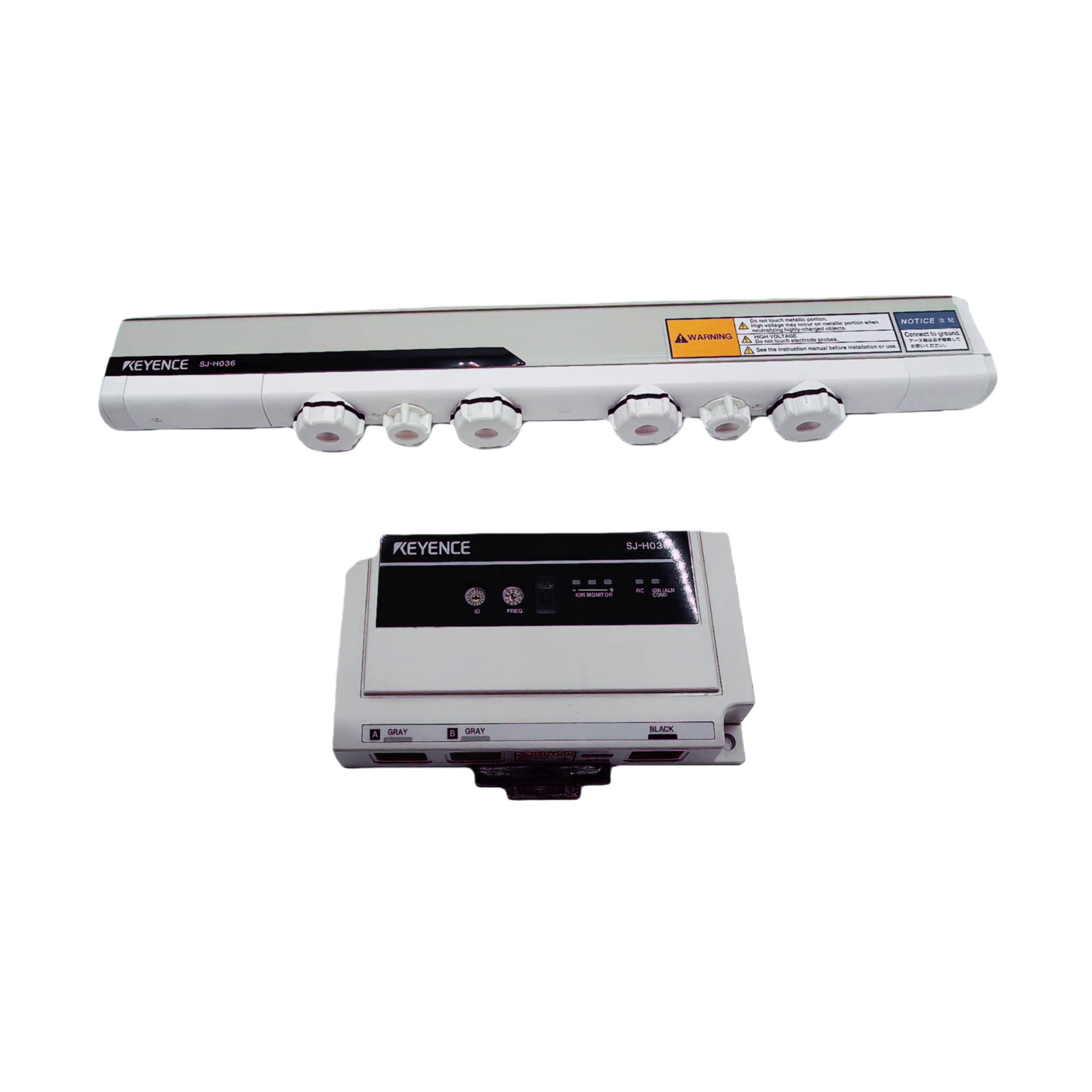 KEYENCE SJ-H036 Windless High-Speed Induction Static Eliminator Rod-Shaped Electronics