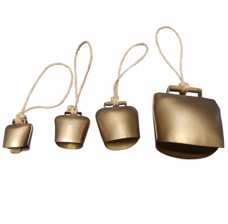 Industrial Decorative Metal Bell Shinny Finish Water Resistant Customizable