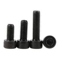 Ferramenta de encosto hexagonal de aço carbono Din912 12,9 grau com cabeça de copo de escurecimento por oxidação