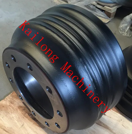 Arrabio negro de los recambios del automóvil de los tambores de freno del remolque del camión TS16949