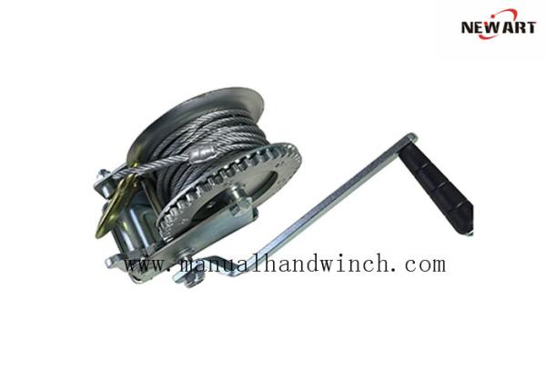 10m Cable Manual Hand Winch 1000lbs A3 Steel Zinc Plated Mini Marine Trailer Winch