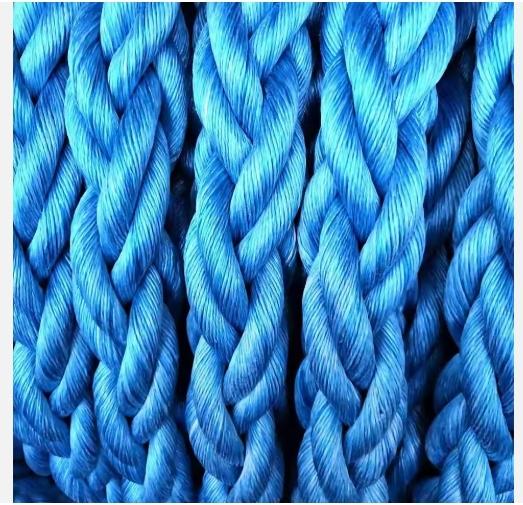 8 Strand PP Polypropylene Braided Rope Marine Mooring Rope