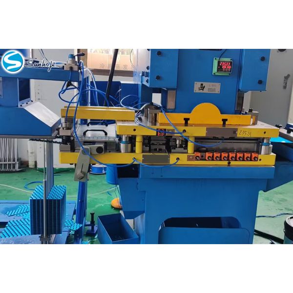 630KN High Speed Radiator Fin Forming Machine for Aluminum Radiator Production